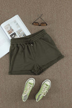 Load image into Gallery viewer, Drawstring Waist Cuffed Shorts
