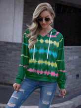 Load image into Gallery viewer, Tie Dye Raglan Sleeve Hoodie