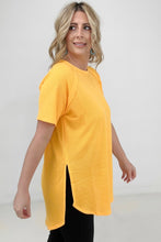 Load image into Gallery viewer, Zenana Melage Baby Waffle Short Sleeve Top