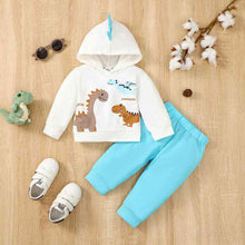 Load image into Gallery viewer, Dinosaur Graphic Hoodie and Pants Set