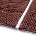 Load image into Gallery viewer, Zip-Up Raglan Sleeve Openwork Hooded Cardigan