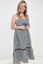 Load image into Gallery viewer, White Birch Sleeveless Plaid Woven Dress