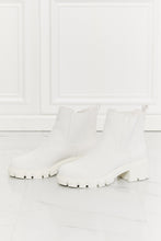 Load image into Gallery viewer, MMShoes Work For It Matte Lug Sole Chelsea Boots in White