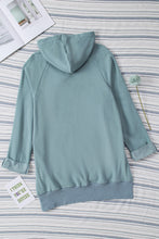 Load image into Gallery viewer, Side Slit Raglan Sleeve Hoodie