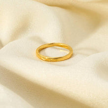 Load image into Gallery viewer, Texture 18K Gold Plated Ring (With Box)