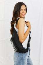 Load image into Gallery viewer, Fame Doing Me Waist Bag in Black