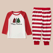 Load image into Gallery viewer, MERRY CHRISTMAS Graphic Top and Striped Pants Set