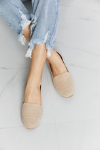 Load image into Gallery viewer, Forever Link Rhinestone Flats in Beige