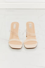 Load image into Gallery viewer, MMShoes Walking On Air Transparent Double Band Heeled Sandal