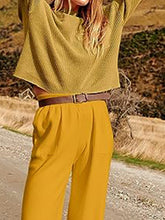 Load image into Gallery viewer, Knit Top and Joggers Set
