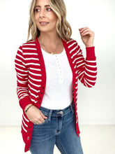 Load image into Gallery viewer, Zenana Striped Snap Button Cardigan