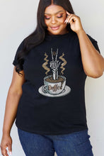 Load image into Gallery viewer, Simply Love Full Size COFFEE Graphic Cotton Tee