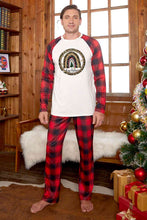 Load image into Gallery viewer, MERRY CHRISTMAS Graphic Top and Plaid Pants Set