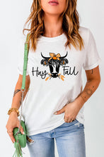 Load image into Gallery viewer, HAY FALL Bull Graphic Short Sleeve Tee