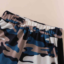 Load image into Gallery viewer, HELLO BOY Graphic Tee and Camouflage Shorts Set
