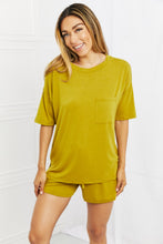 Load image into Gallery viewer, Zenana In The Moment Full Size Lounge Set in Olive Mustard