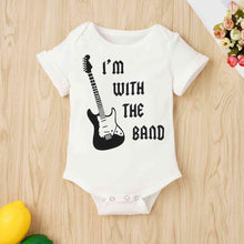 Load image into Gallery viewer, Slogan Graphic Round Neck Short Sleeve Bodysuit