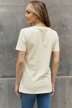 Load image into Gallery viewer, Simply Love Full Size HAPPY MIND HAPPY LIFE Graphic Cotton Tee