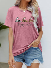 Load image into Gallery viewer, HOPPY EASTER Bunny Graphic Tee Shirt