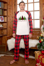 Load image into Gallery viewer, MERRY CHRISTMAS Graphic Top and Plaid Pants Set