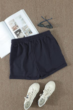 Load image into Gallery viewer, Drawstring Waist Cuffed Shorts