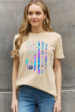 Load image into Gallery viewer, Simply Love Full Size NEVER GIVE UP Graphic Cotton Tee