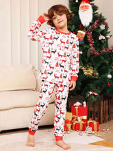 Load image into Gallery viewer, Reindeer Print Top and Pants Set