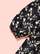Load image into Gallery viewer, Girls Floral Cutout Jumpsuit