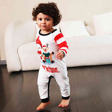 Load image into Gallery viewer, MERRY CHRISTMAS Graphic Round Neck Jumpsuit
