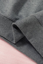 Load image into Gallery viewer, Half Zip Colorblock Pocket Patchwork Long Sleeve Hoodie