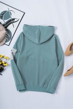 Load image into Gallery viewer, Half Zip Colorblock Pocket Patchwork Long Sleeve Hoodie