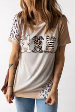 Load image into Gallery viewer, Easter Leopard Rabbit Graphic T-Shirt