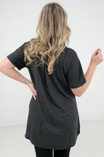 Load image into Gallery viewer, Zenana Melage Baby Waffle Short Sleeve Top