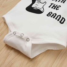 Load image into Gallery viewer, Slogan Graphic Round Neck Short Sleeve Bodysuit