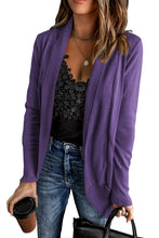 Load image into Gallery viewer, Double Take Long Sleeve Ribbed Hem Open Front Longline Cardigan