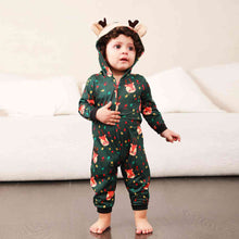 Load image into Gallery viewer, Printed Hooded Long Sleeve Jumpsuit