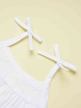 Load image into Gallery viewer, Spliced Lace Cami and Elastic Waist Shorts Set