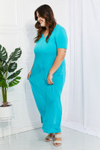 Load image into Gallery viewer, Zenana Simple Wonder Full Size Pocket Maxi Dress in Pastel Blue