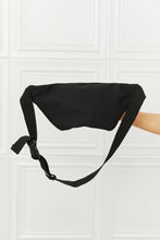 Load image into Gallery viewer, Fame Doing Me Waist Bag in Black