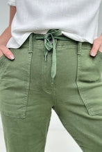 Load image into Gallery viewer, Judy Blue "Jessie" High Waist Olive Green Denim Jogger