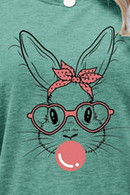 Load image into Gallery viewer, Easter Bunny Graphic Round Neck T-Shirt