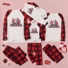 Load image into Gallery viewer, MERRY CHRISTMAS Graphic Top and Plaid Pants Set