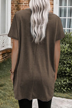 Load image into Gallery viewer, Side Pockets Short Sleeve Tunic Top
