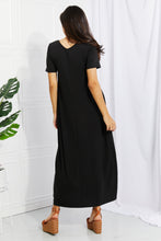 Load image into Gallery viewer, Zenana Simple Wonder Full Size Pocket Maxi Dress in Black