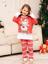 Load image into Gallery viewer, Long Sleeve Top and Printed Pants Set