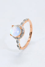 Load image into Gallery viewer, Round Moonstone Ring