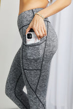 Load image into Gallery viewer, Rae Mode Full Size Heathered Wide Waistband Yoga Leggings