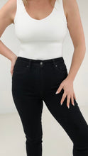 Load image into Gallery viewer, Judy Blue High Waist "Control Top" with Shark Hem & Back Shield Pkt Skinny Jeans