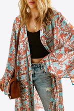 Load image into Gallery viewer, Printed Open Front Duster Cardigan