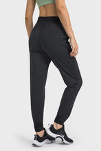 Load image into Gallery viewer, Elastic Waist Yoga Joggers with Pockets